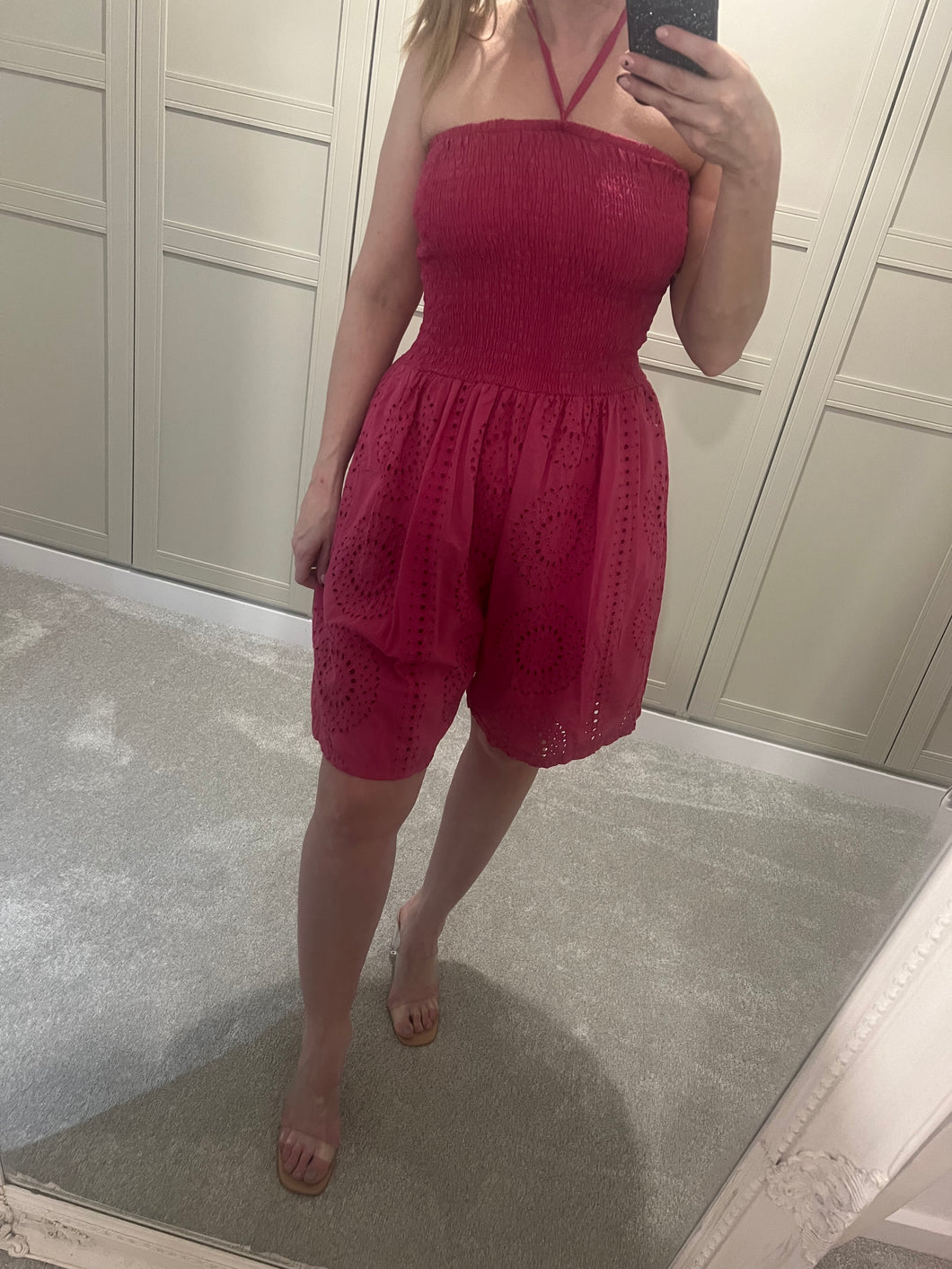 Pink playsuit