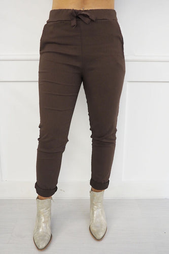 Chocolate brown magic pants