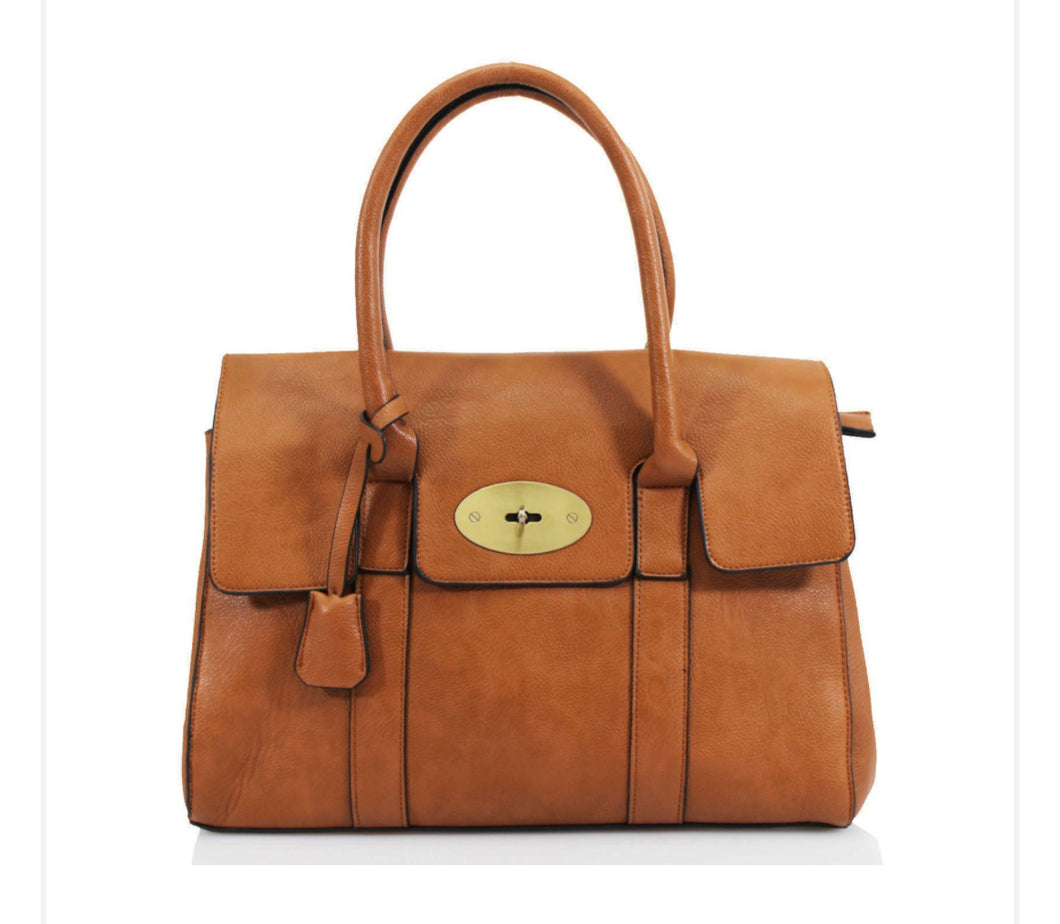 Brown shoulder bag