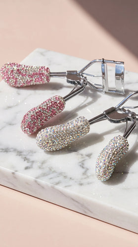 Crystal Silver diamanté eyelash curler