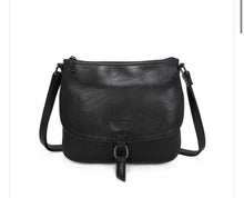 Black satchel bag