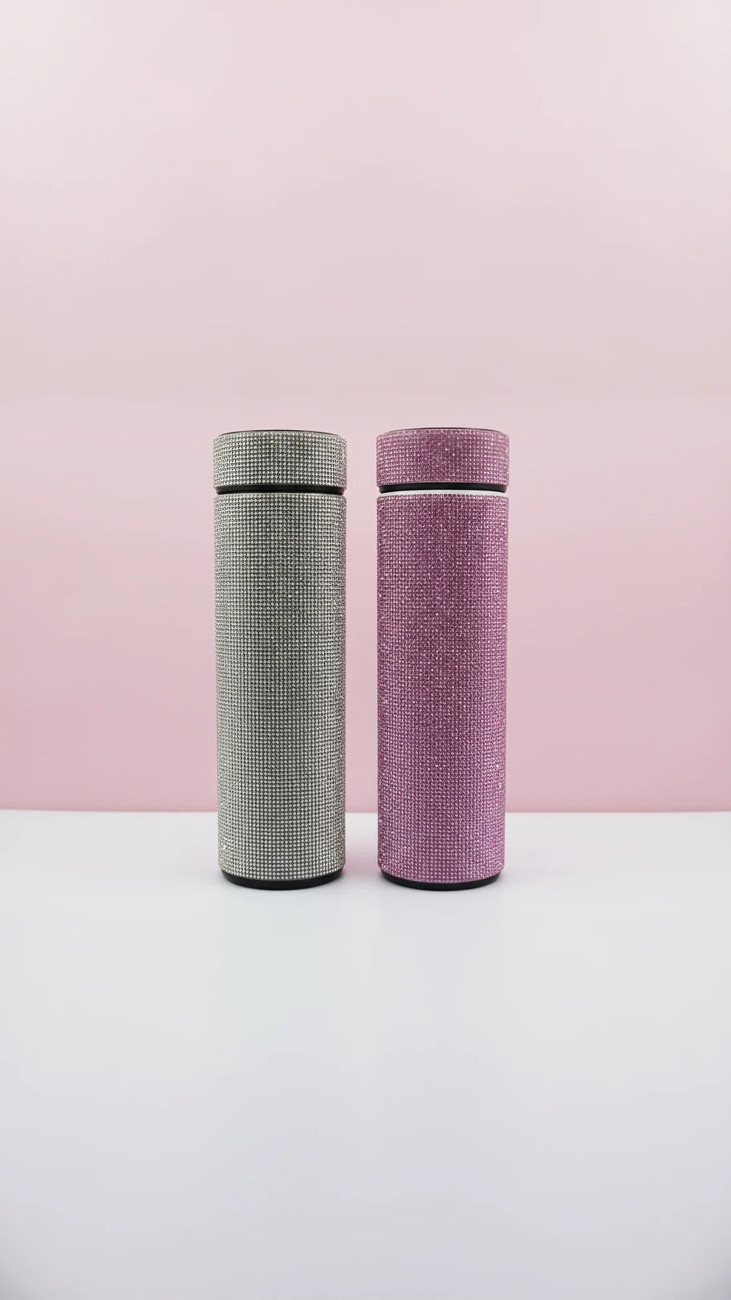 Pink diamanté smart cup travel mug