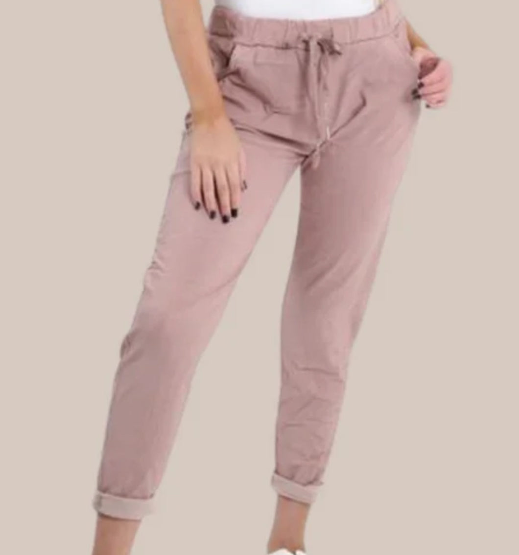 Baby pink magic pants