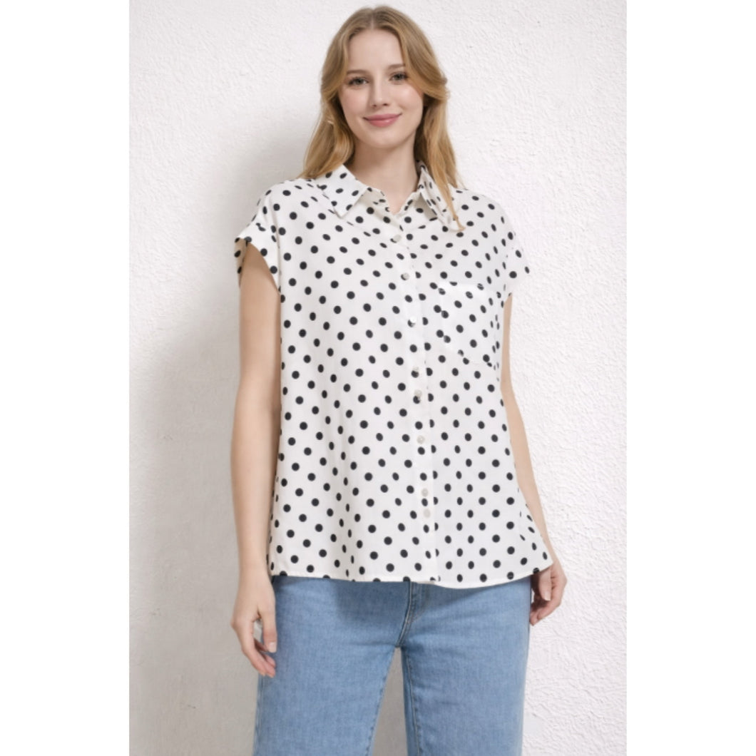 Polka dot shirt