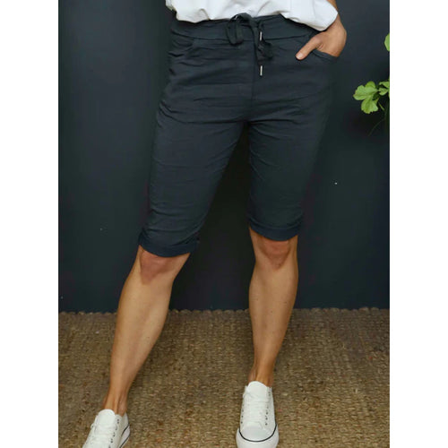 Charcoal grey magic shorts