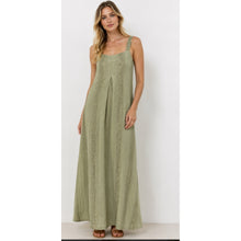 Sage green maxi with gold