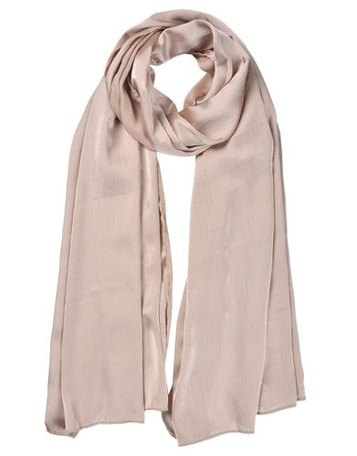 Pink chiffon silky scarf