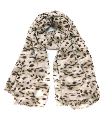 Leopard print scarf