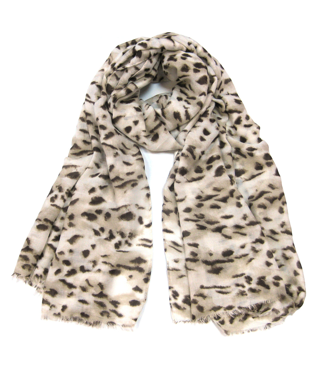 Leopard print scarf