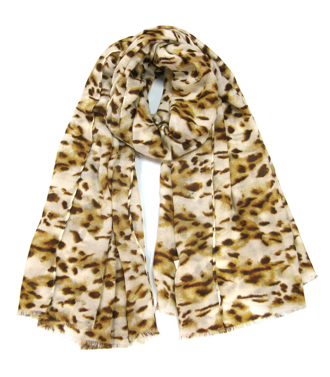 Leopard print scarf