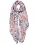 Floral print scarf