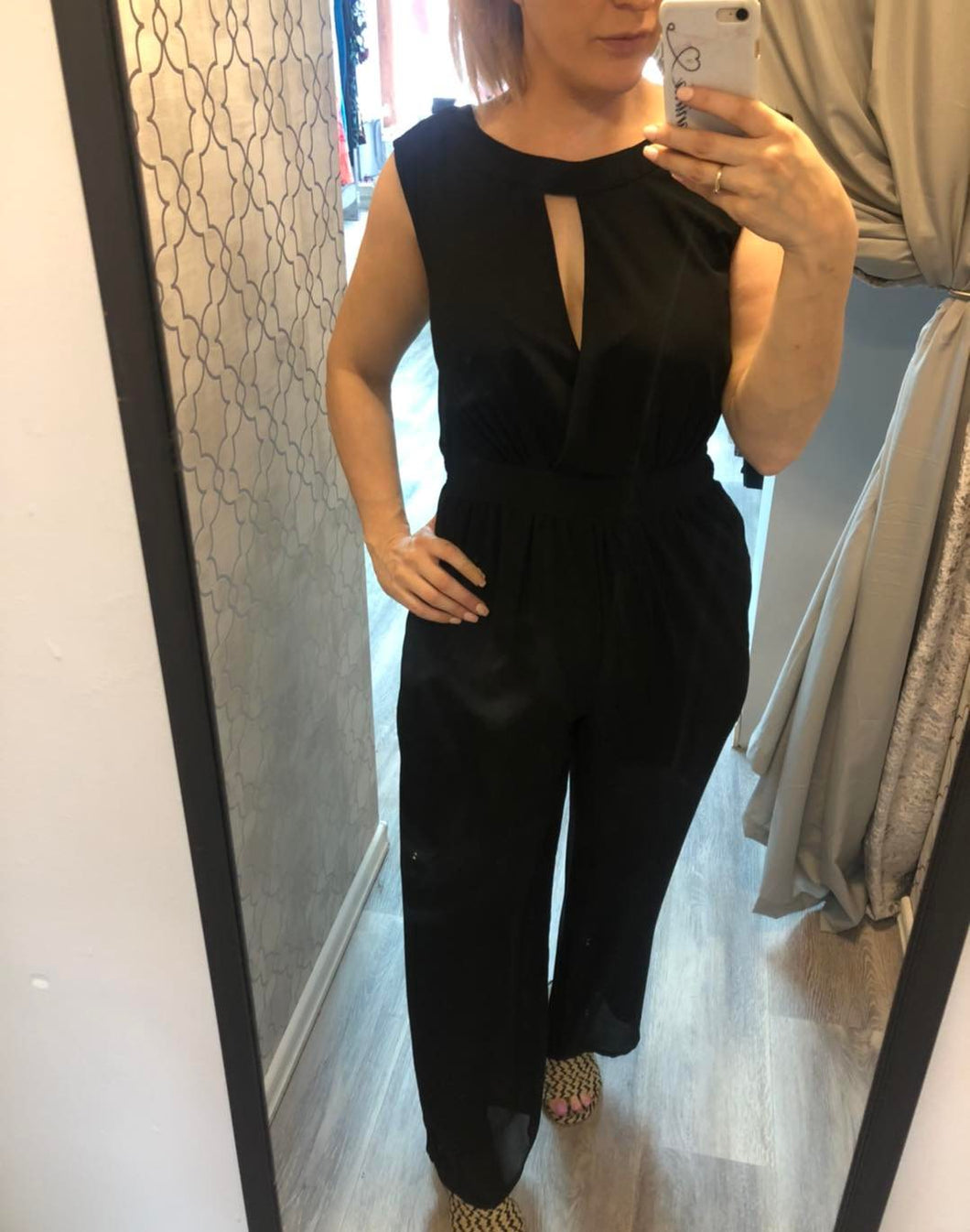 Black jumpsuit